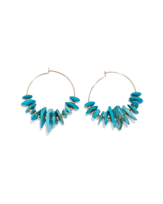 Sausalito Hoops - Turquoise
