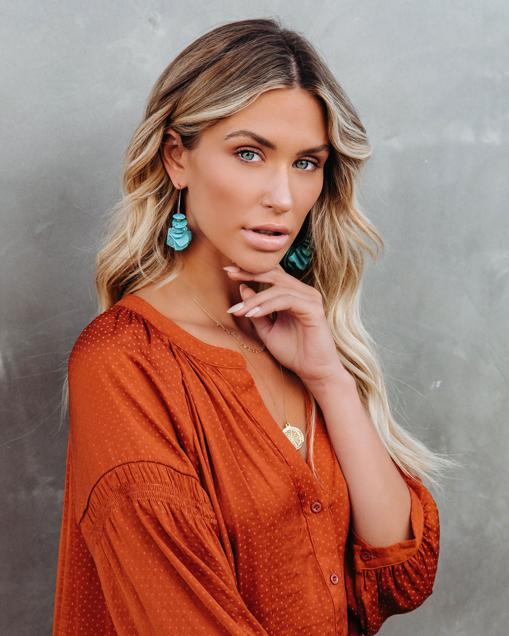 Sausalito Hoops - Turquoise