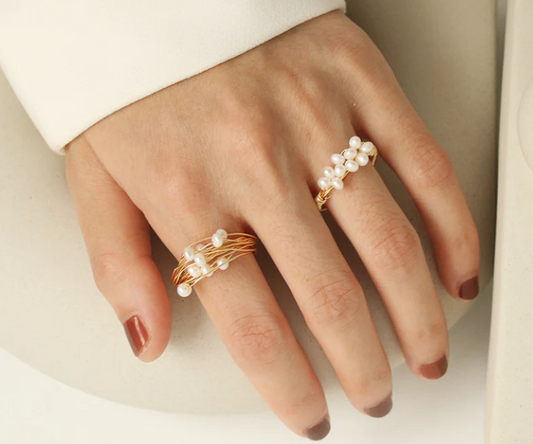 Luxury Defined: The Most Exquisite Handmade Natural Pearl Ring