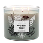 Cool Rain Drops Odor Eliminating 3-Wick Candle