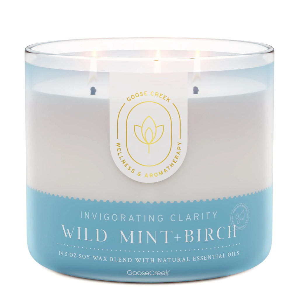 Wild Mint & Birch Aromatherapy 3-Wick Candle