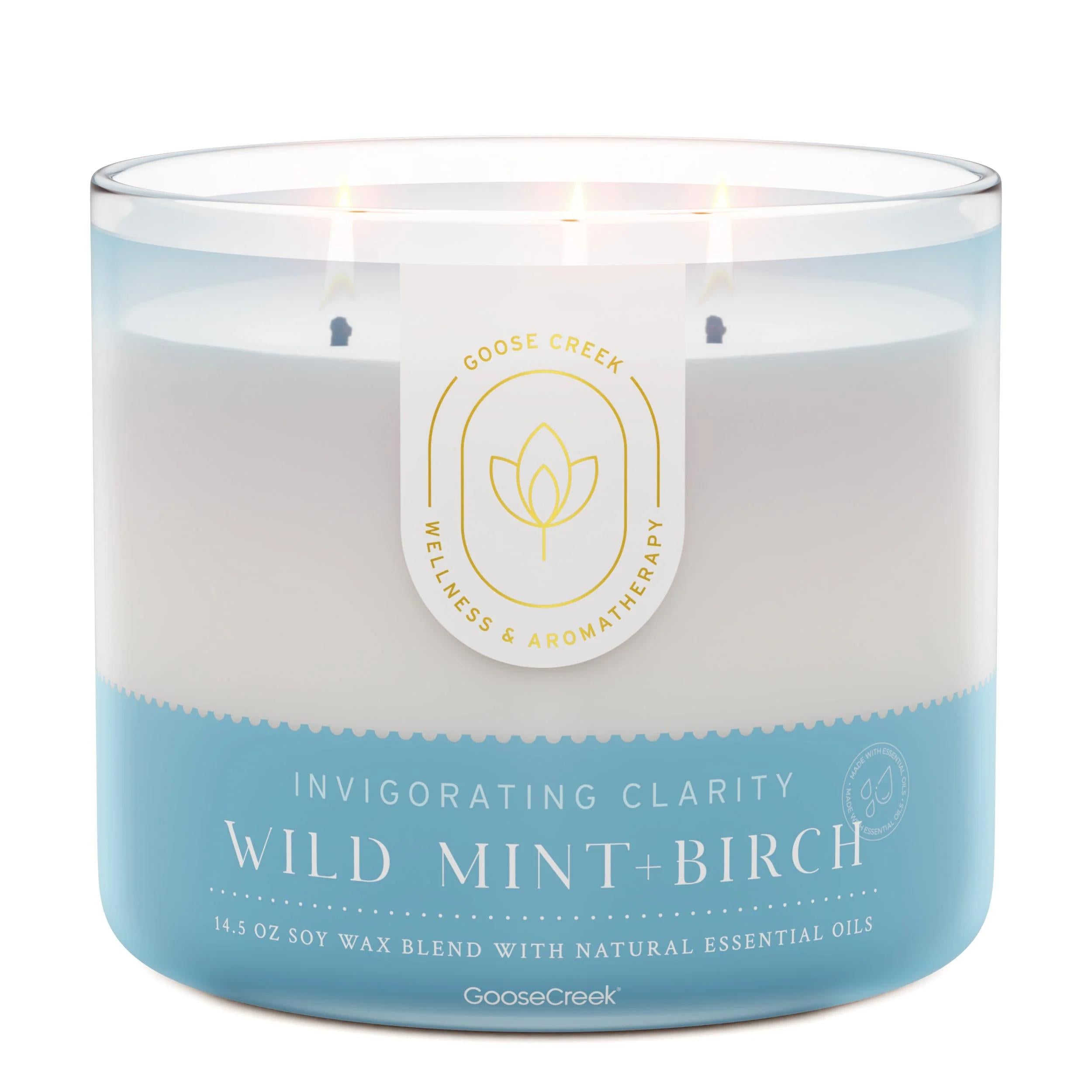 Wild Mint & Birch Aromatherapy 3-Wick Candle