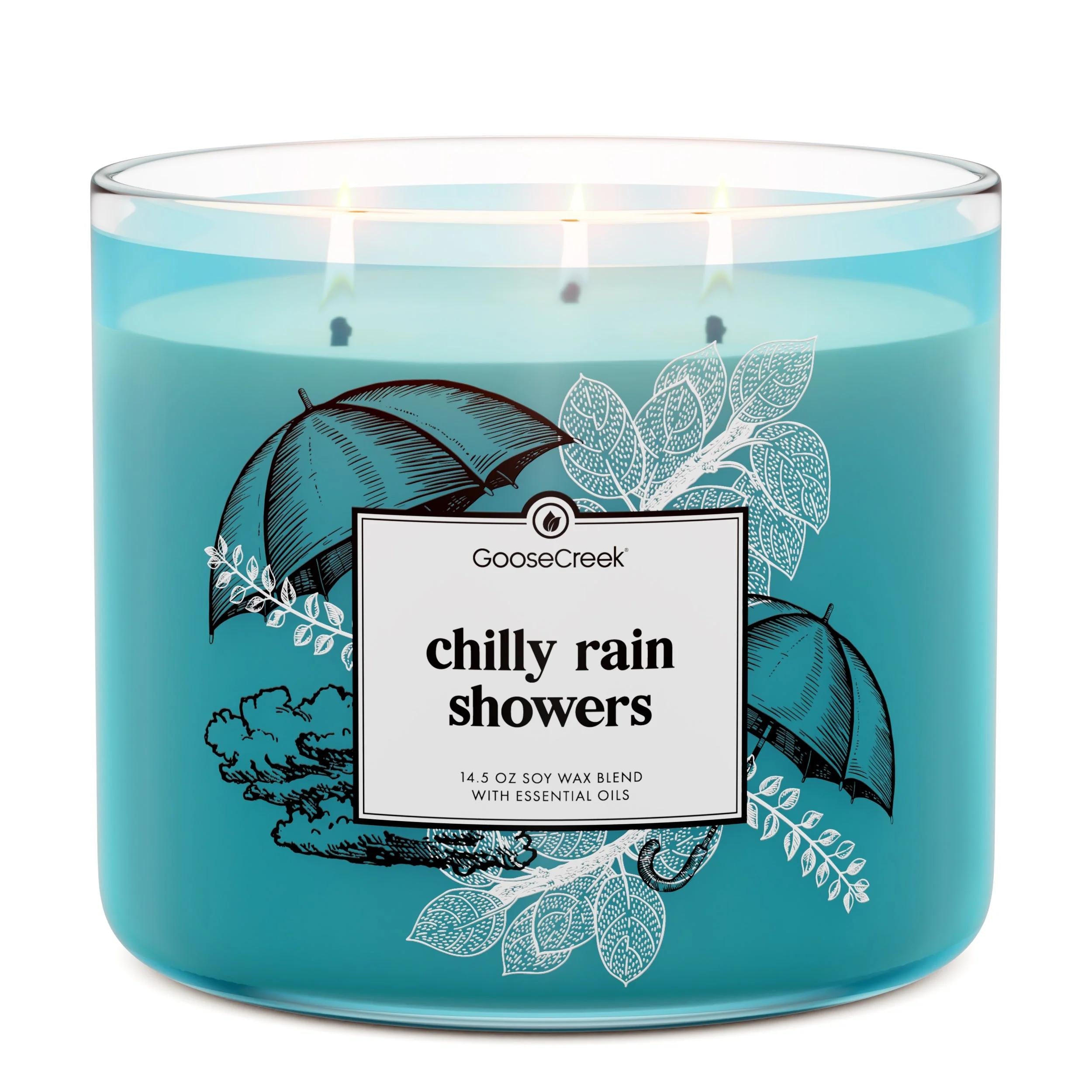 Chilly Rain Showers Odor Eliminating 3-Wick Candle