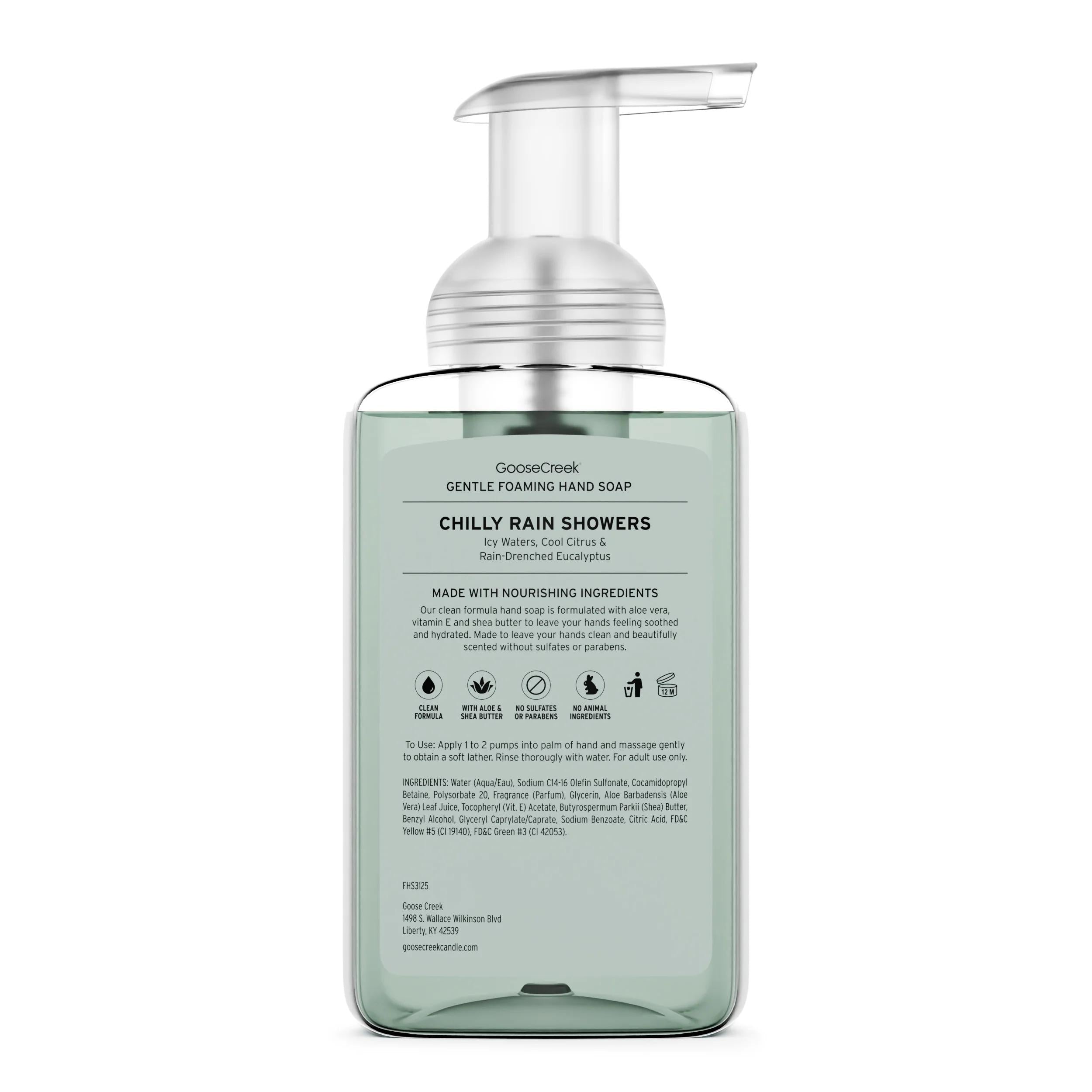 Chilly Rain Showers Lush Foaming Hand Soap