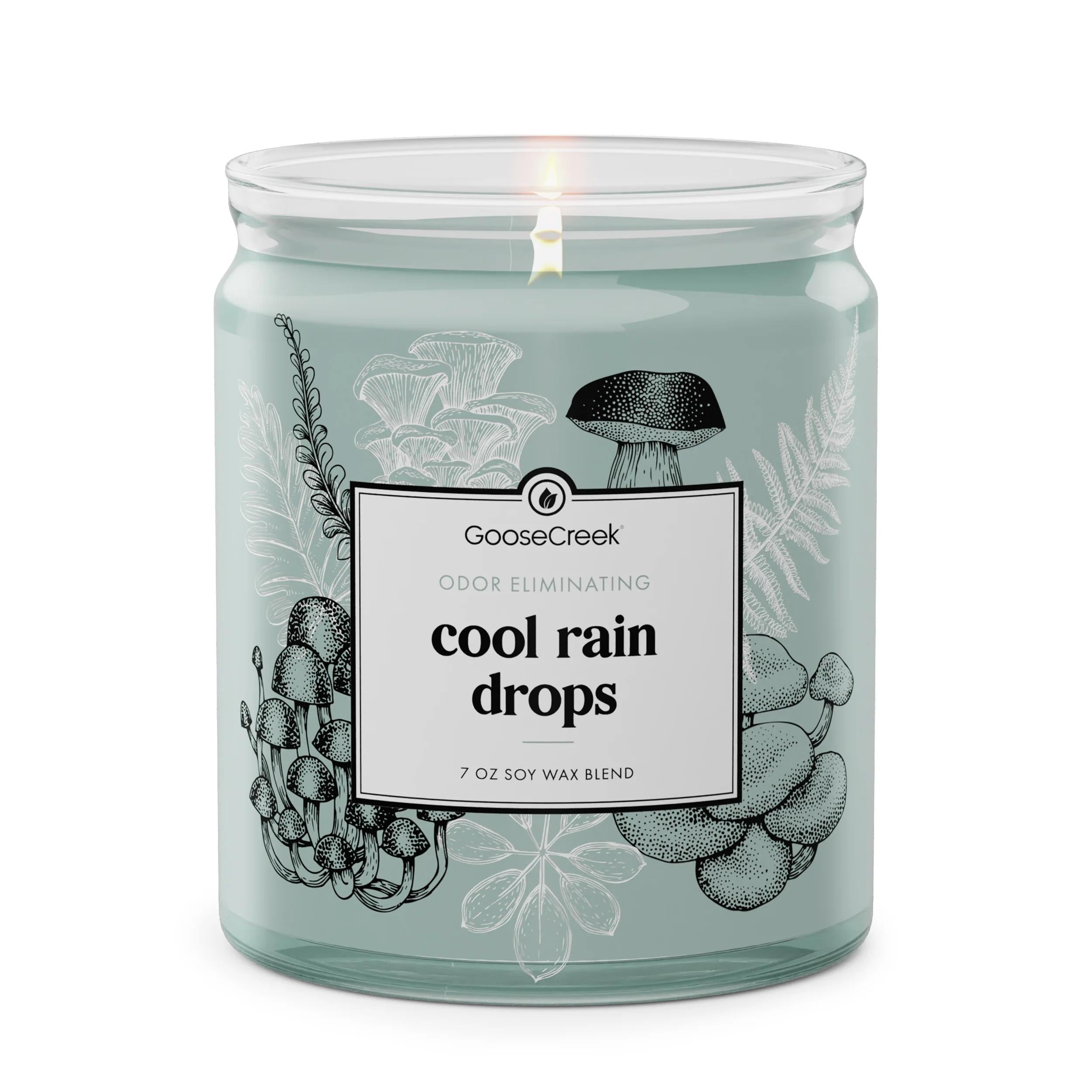 Cool Rain Drops Odor Eliminating 7Oz Single Wick Candle