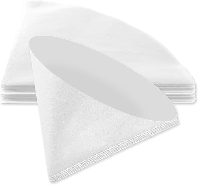 20 pcs 10 Inch Fryer Oil Filter, Non Woven Cooking Deep Oil Cones Strainer Grease Maple Syrup Beeswax Filter for Restaurant Kitchen Cafe Hotel Food Truck