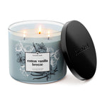 Cotton Vanilla Breeze Odor Eliminating 3-Wick Candle
