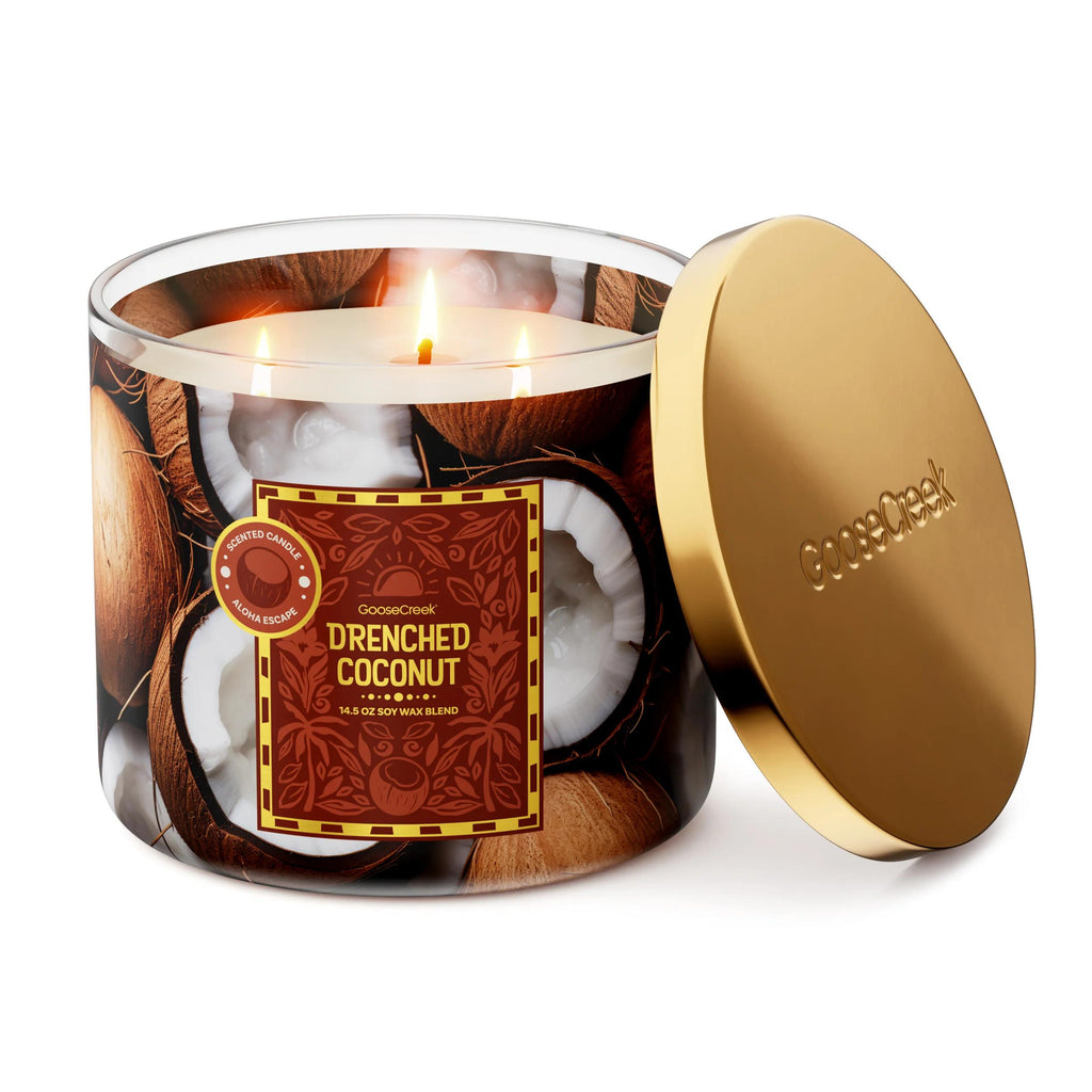Drenched Coconut 3-Wick Candle