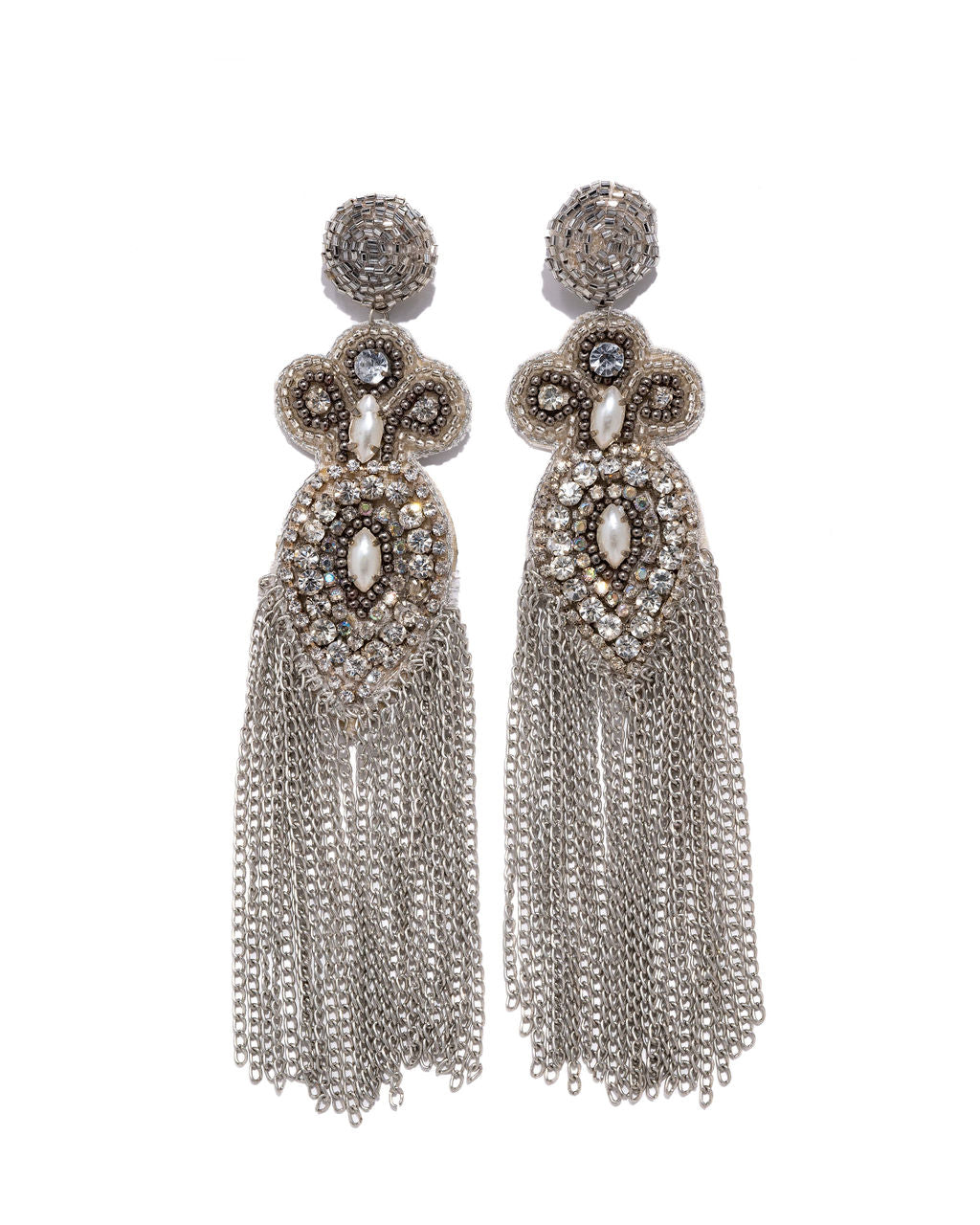 Shaquille Fringe Statement Earrings