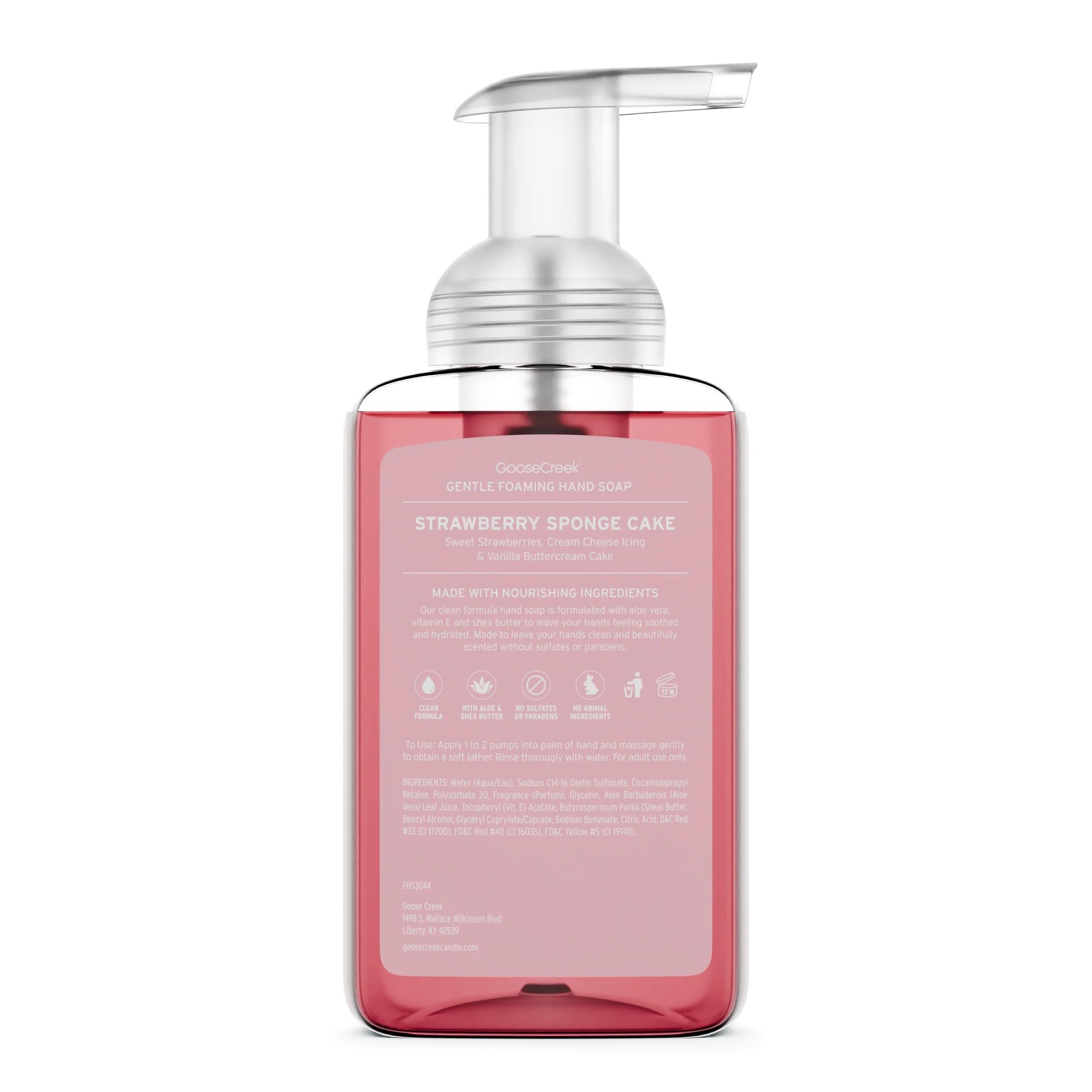 Strawberry Sponge Cake Foaming Hand Soap