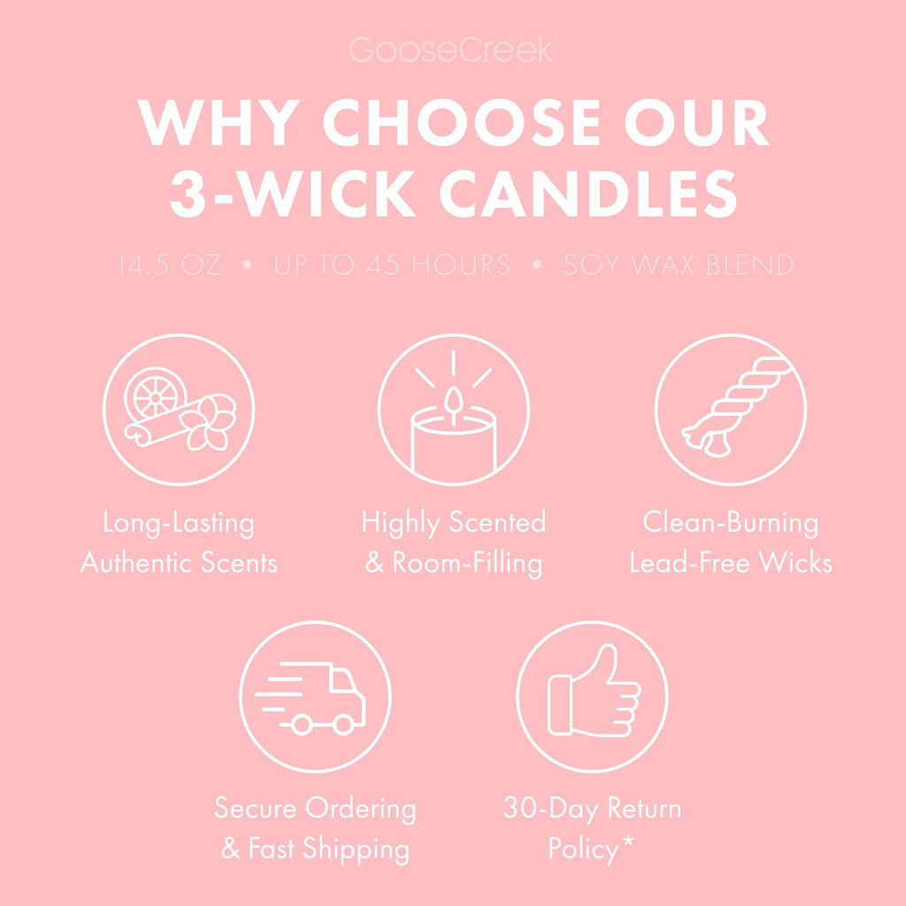 Strawberry Sponge Cake 3-Wick Candle