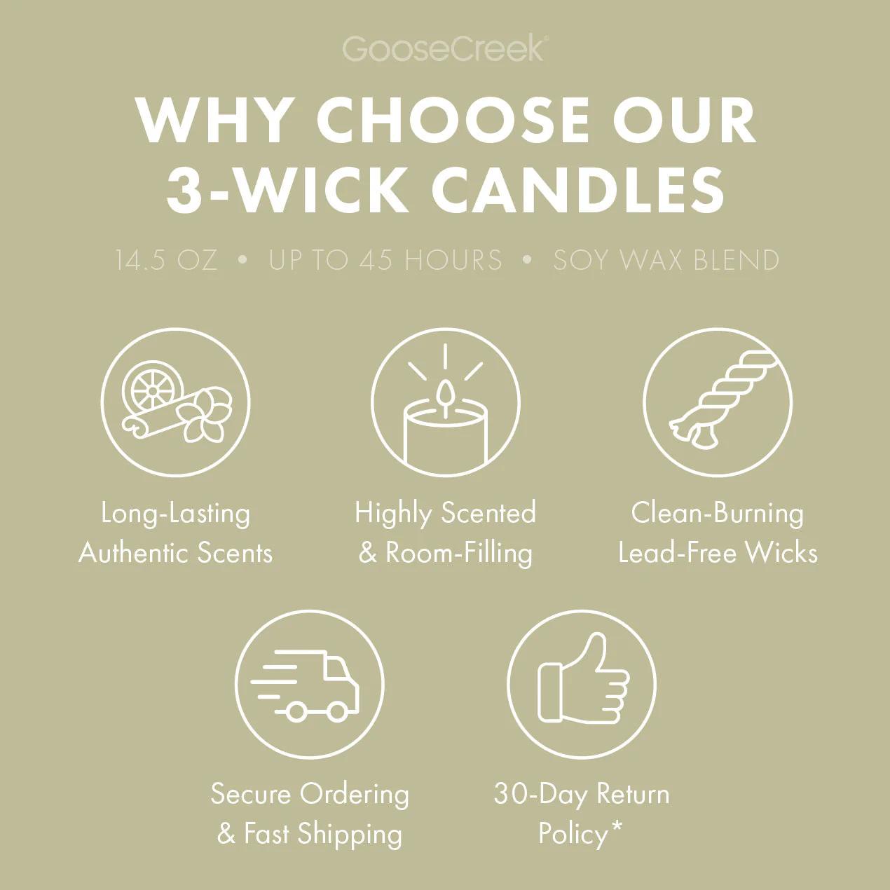 Warm & Welcome Odor Eliminating 3-Wick Candle