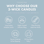 Cotton Vanilla Breeze 3-Wick Candle